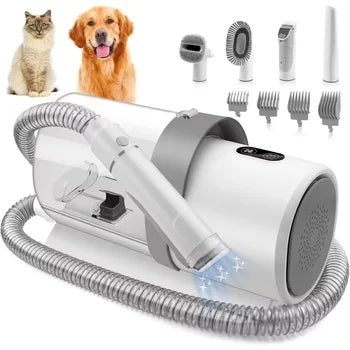 4-in-1 Dog Vacuum Brush for Shedding Grooming