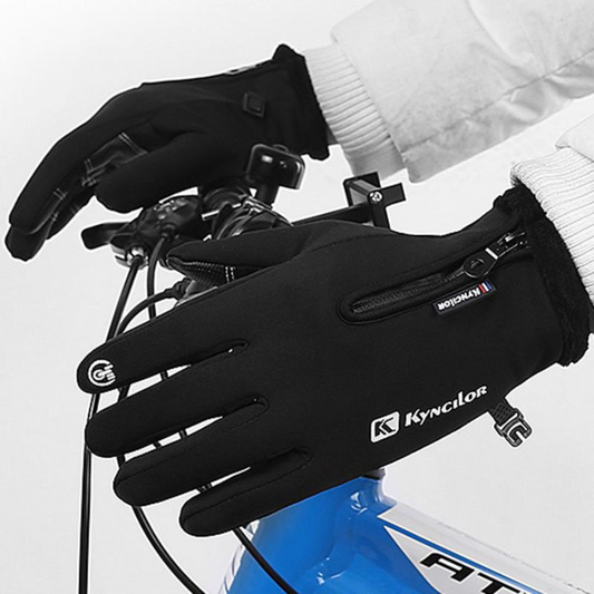 Men's Waterproof Winter Gloves – Full Finger, Thermal, Touchscreen-Compatible for Fishing, Cycling, Hiking, Skiing, and Motorcycling