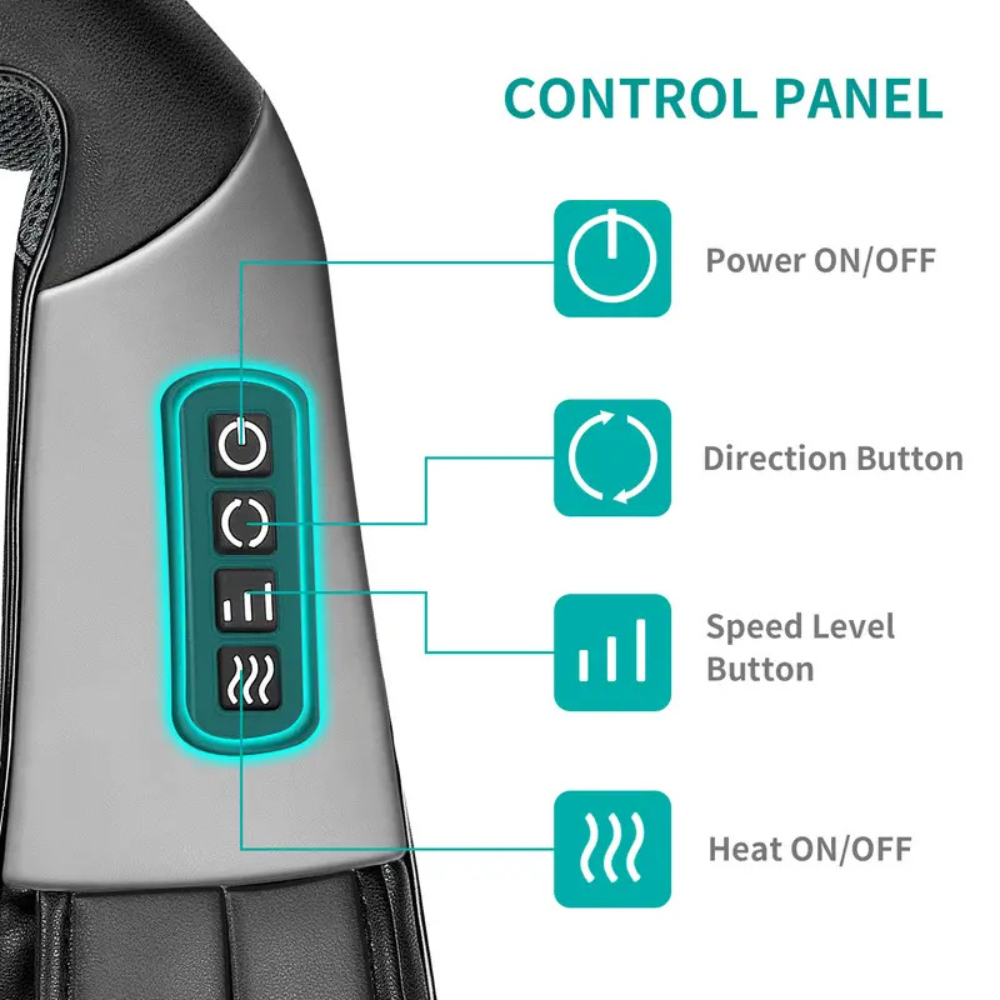 Shiatsu Neck Shoulder Back Massager