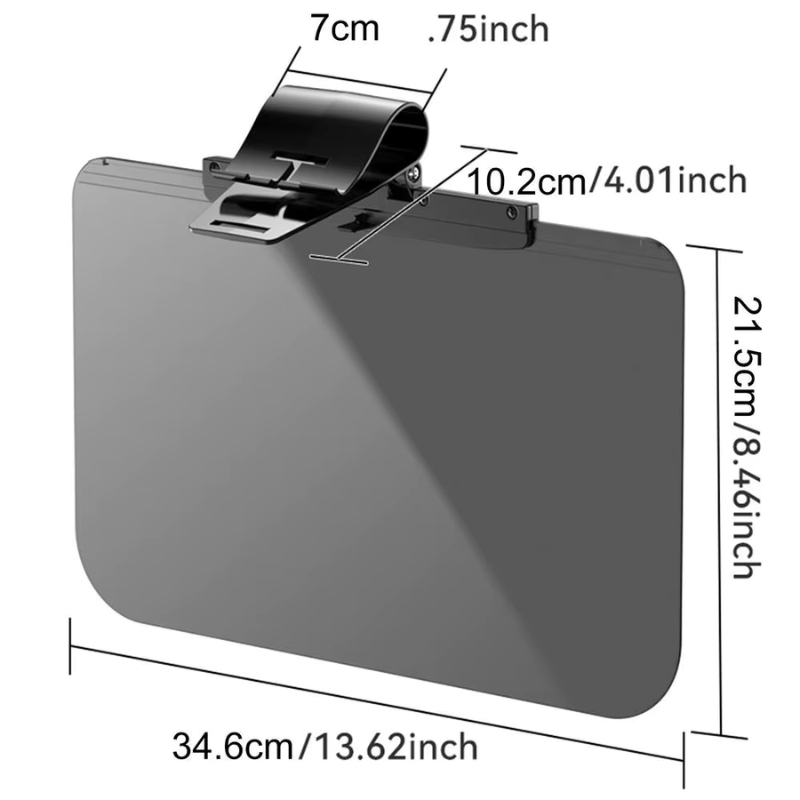 Polarized Anti-Glare Car Sun Visor Extender