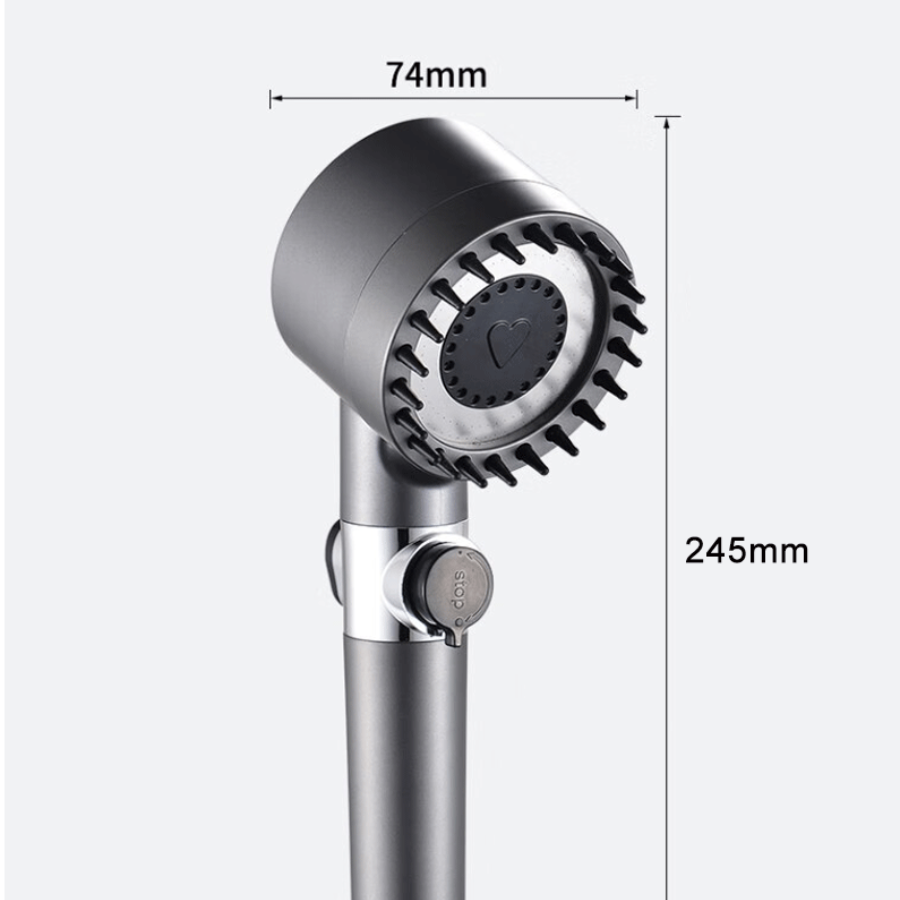 4 Modes High Pressure Shower Head