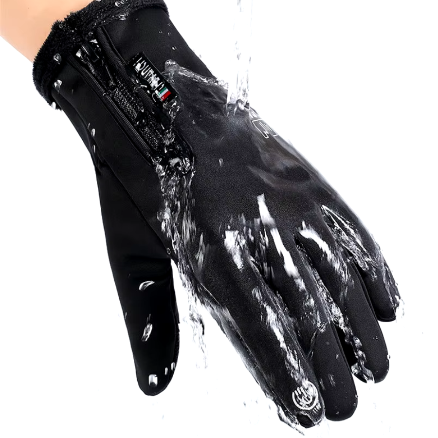 Men's Waterproof Winter Gloves – Full Finger, Thermal, Touchscreen-Compatible for Fishing, Cycling, Hiking, Skiing, and Motorcycling